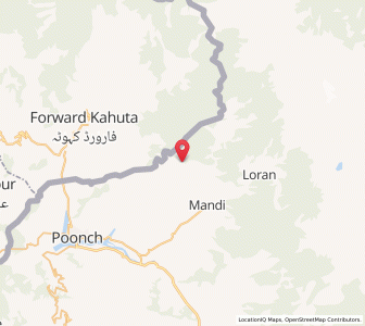 Map of Sanke, Kashmir