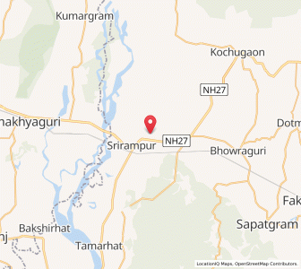 Map of Santhalpara, Assam