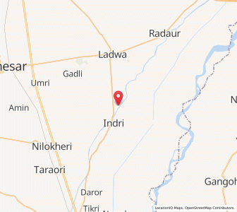 Map of Santhri, Haryana