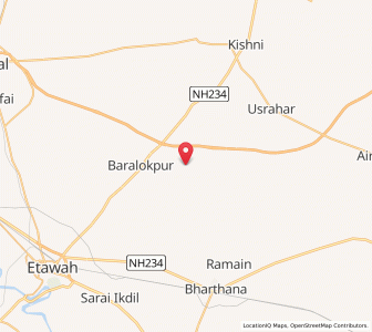 Map of Santoshpur Pachar, Uttar Pradesh