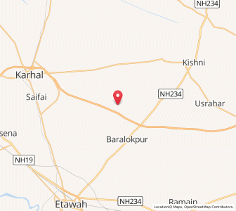 Map of Santoshpur Unwa, Uttar Pradesh
