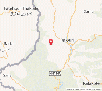 Map of Sanwala, Kashmir