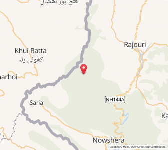 Map of Saonti, Kashmir