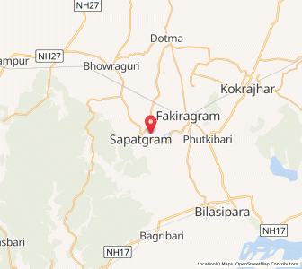 Map of Sapatgram, Assam