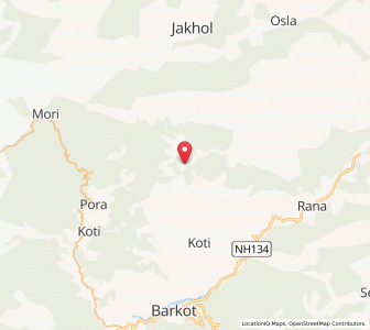 Map of Sar, Uttarakhand