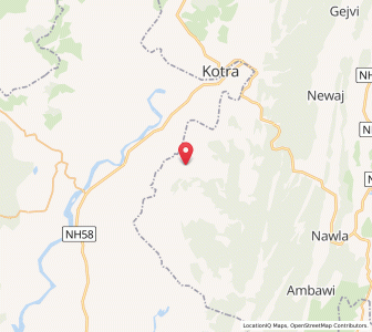 Map of Sara, Rajasthan