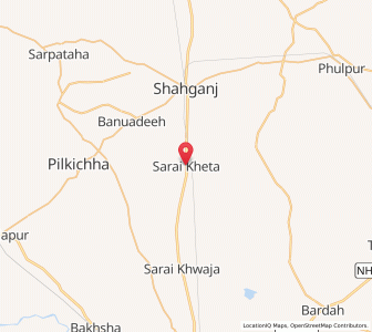Map of Sarai Kheta, Uttar Pradesh