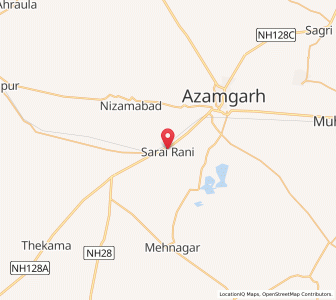 Map of Sarai Rani, Uttar Pradesh