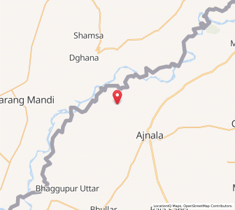 Map of Sarangdeo, Punjab