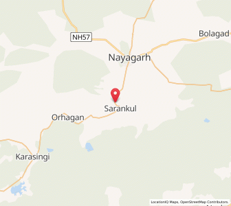 Map of Sarankul, Odisha