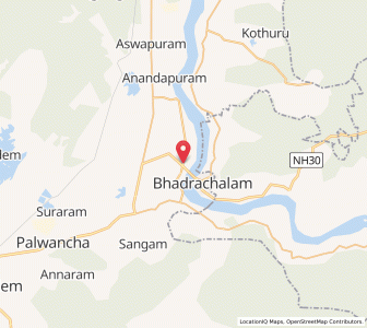 Map of Sarapaka, Telangana