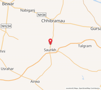 Map of Sardapur, Uttar Pradesh