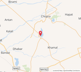 Map of Sardar Samand, Rajasthan