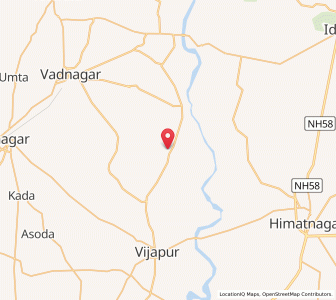 Map of Sardarpur, Gujarat