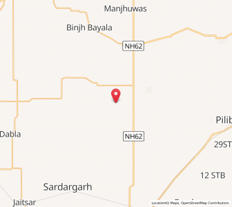 Map of Sardarpura, Rajasthan