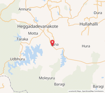 Map of Sargur, Karnataka