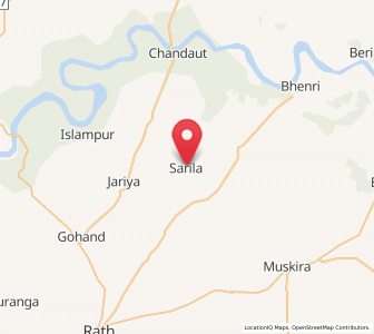 Map of Sarila, Uttar Pradesh