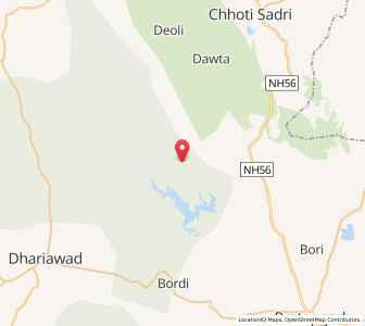 Map of Saripipli, Rajasthan