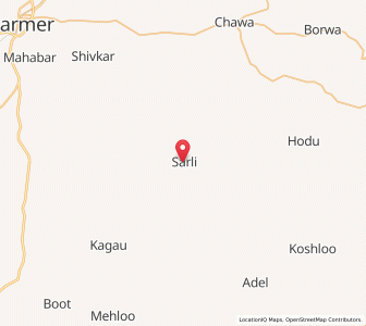 Map of Sarli, Rajasthan