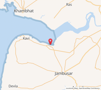 Map of Sarod, Gujarat