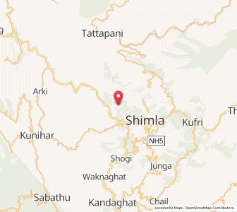 Map of Sarog, Himachal Pradesh