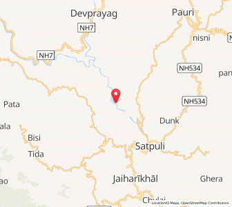 Map of Sarora, Uttarakhand