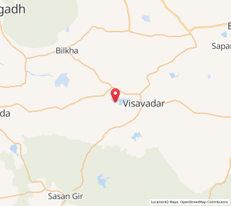 Map of Sarsai, Gujarat