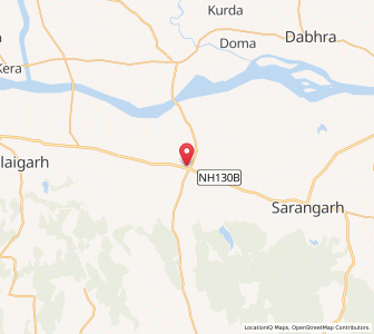 Map of Sarsiwa, Chhattisgarh