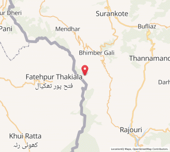Map of Sarula, Kashmir