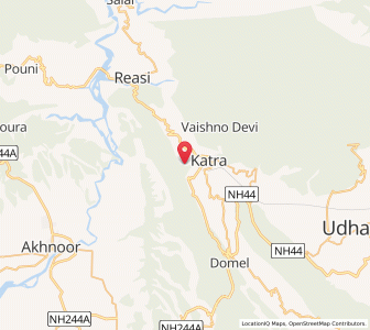 Map of Sarun, Kashmir
