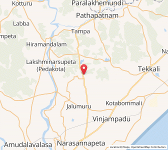 Map of Sarvakota, Andhra Pradesh