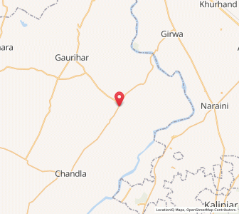 Map of Sarwai, Madhya Pradesh