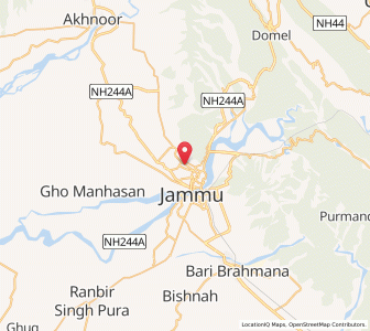 Map of Sarwal, Kashmir