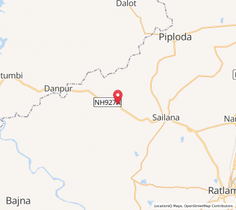 Map of Sarwan, Madhya Pradesh