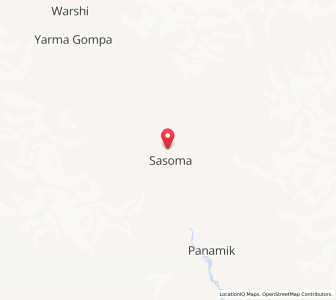 Map of Sasoma, Kashmir