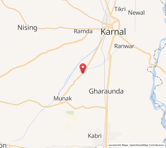 Map of Sataundi, Haryana