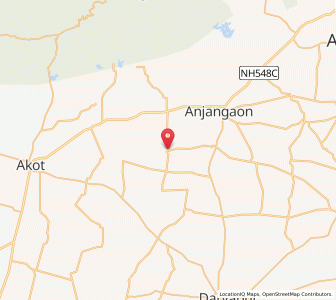 Map of Sategaon, Maharashtra