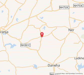 Map of Satephal, Maharashtra