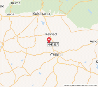 Map of Satgaon, Maharashtra