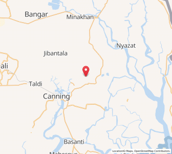 Map of Satgharia, West Bengal