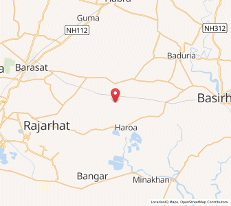 Map of Sathati, West Bengal
