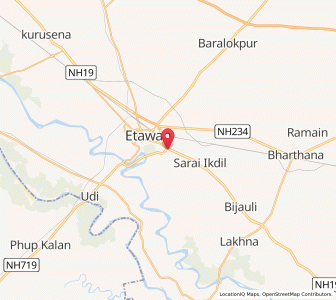 Map of Sati ka Nagla, Uttar Pradesh