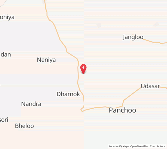 Map of Satiko, Rajasthan