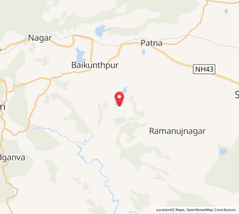 Map of Satipara, Chhattisgarh