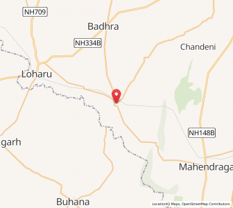 Map of Satnali, Haryana