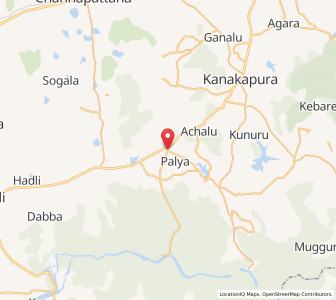 Map of Satnuru, Karnataka