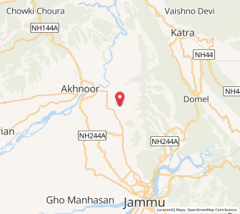 Map of Satowan, Kashmir