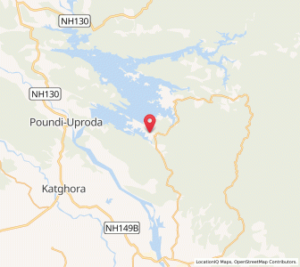 Map of Satrenga, Chhattisgarh
