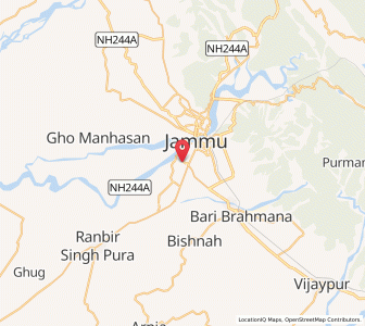 Map of Satwari, Kashmir