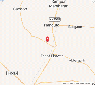 Map of Sauhanjni, Uttar Pradesh